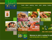 Tablet Screenshot of johnsroastbeef.com